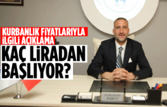 Cuma Kaya'dan kurbanlık fiyatlarıyla ilgili açıklama