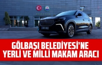 GÖLBAŞI BELEDİYESİ’NE YERLİ VE MİLLİ MAKAM ARACI