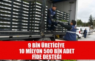 Üreticilere fide desteği