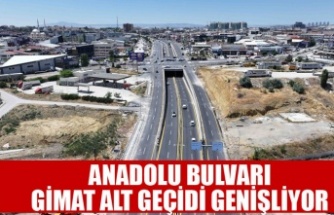 ABB ANADOLU BULVARI GİMAT ALT GEÇİDİ’Nİ GENİŞLETİYOR