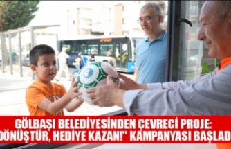 GÖLBAŞI BELEDİYESİNDEN ÇEVRECİ PROJE