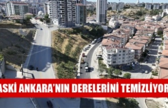 ASKİ ANKARA’NIN DERELERİNİ TEMİZLİYOR