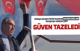 CHP Gölbaşı’nda Nazım Sağlam Güven Tazeledi