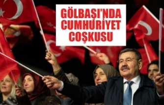 GÖLBAŞI’NDA CUMHURİYET’İN 102. YILI COŞKUYLA KUTLANDI