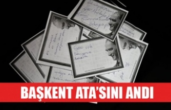 BAŞKENT ÇEŞİTLİ ETKİNLİKLERLE ATA’SINI ANDI