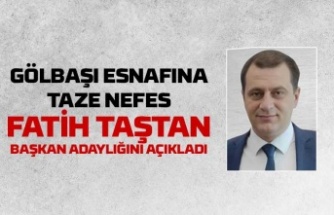 Gölbaşı Esnafında Yeni Umut: Fatih Taştan Adaylığını Açıkladı
