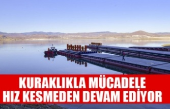 ASKİ KURAKLI MÜCADELEYE HIZ KESMEDEN DEVAM EDİYOR