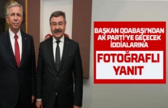 Başkan Odabaşı'ndan ayrılık iddialarına fotoğraflı yanıt