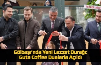 Gölbaşı’nda Yeni Lezzet Durağı: Guta Coffee Dualarla Açıldı
