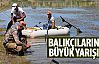 Balıkçılar Ayaş'ta yarıştı