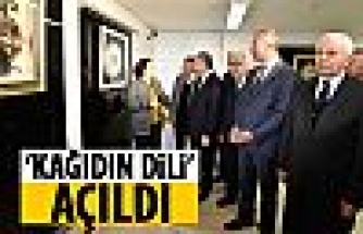 Kağıdın dili sergisi açıldı