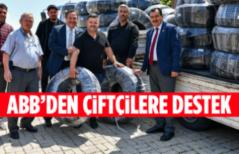 ANKARA BÜYÜKŞEHİRİN GERİ DÖNÜŞÜM ÜRÜNÜ DAMLAMA SULAMA BORULARI ÇİFTÇİLERE ULAŞMAYA BAŞLADI