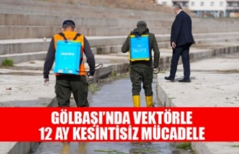 GÖLBAŞI’NDA VEKTÖRLE 12 AY KESİNTİSİZ MÜCADELE