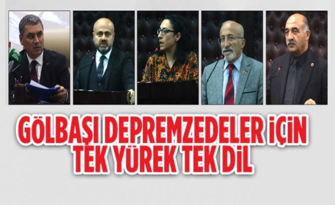Gölbaşı tek yürek, tek dil