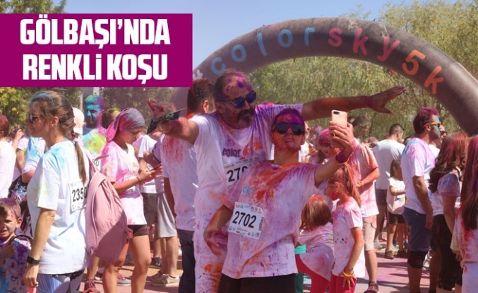 Gölbaşı'nda renkli koşu