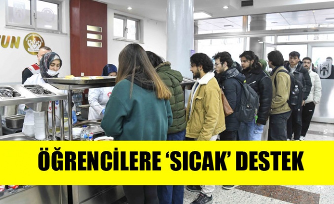 ANKARA BÜYÜKŞEHİR BELEDİYESİNDEN ÖĞRENCİLERE ‘SICAK’ DESTEK