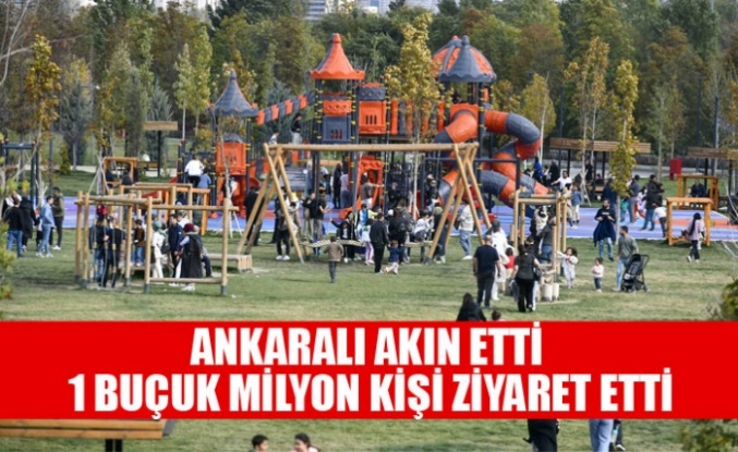ATATÜRK ÇOCUKLARI DOĞAL YAŞAM PARKI’NI 1 BUÇUK MİLYON KİŞİ ZİYARET ETTİ