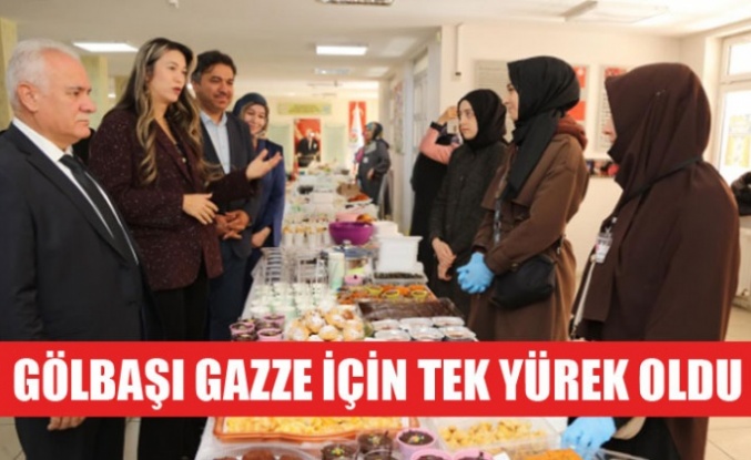 Gölbaşı’ndan Gazze’ye “Bir Okul Bin Umut” Dayanışması