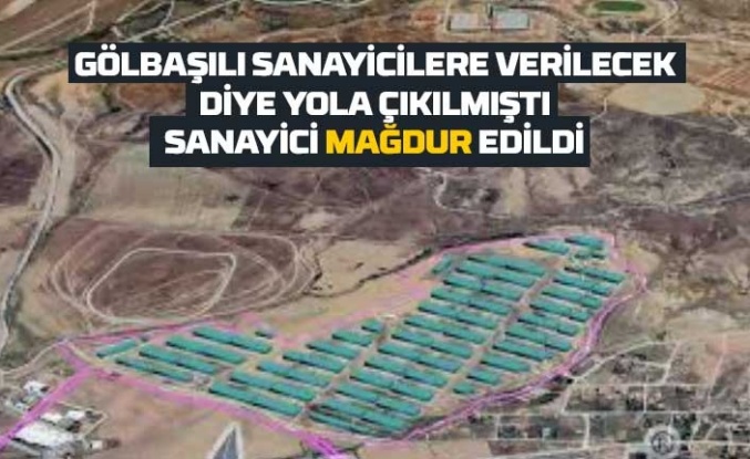 TOKİ’nin “İlk İşyerim” Projesi Gölbaşı’nda Başlıyor: Gölbaşılı Sanayici Mağdur Oldu