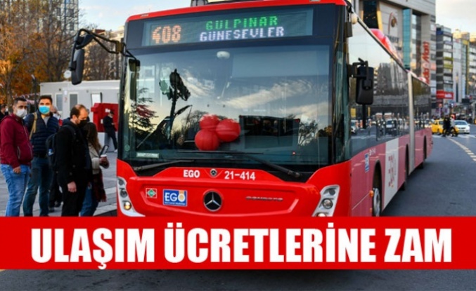 EGO'dan ulaşım ücretlerine ilişkin açıklama