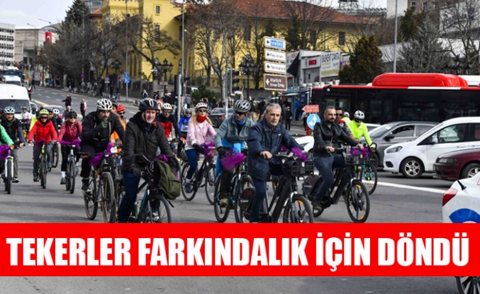 ANKARA’DA TEKERLER FARKINDALIK İÇİN DÖNDÜ