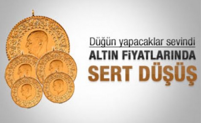 Altın fiyatından büyük düşüş 