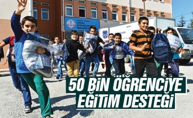 Büyükşehir'den eğitime destek