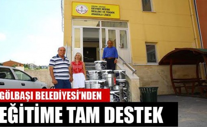 Gölbaşı Belediyesi'nden Eğitime Tam Destek