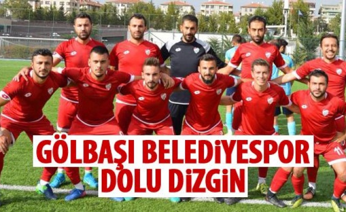 Gölbaşı Belediyespor'dan bir galibiyet daha