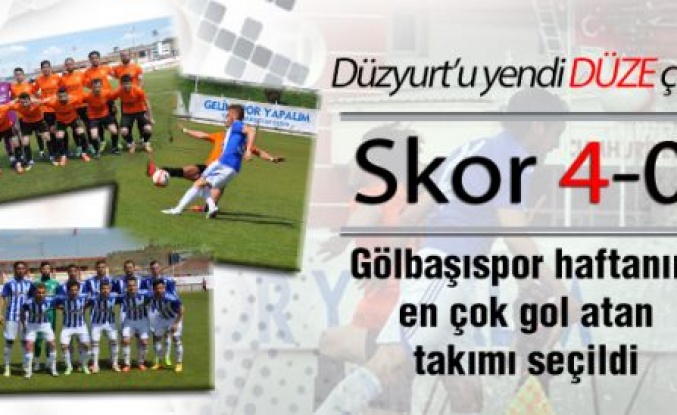 Gölbaşı Spor Düze Çıktı