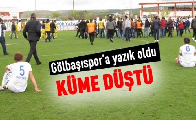 Gölbaşıspor küme düştü