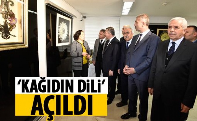 Kağıdın dili sergisi açıldı