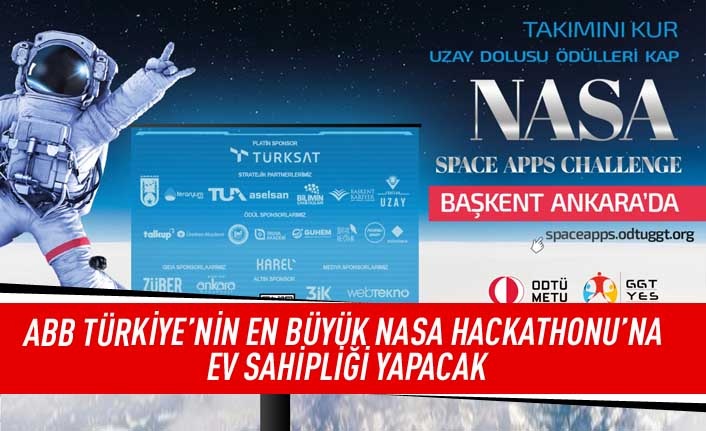ABB Türkiye'nin en büyük NASA HACKATHONU’ na ev sahipliği yapacak