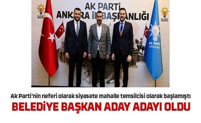 Gölbaşı'na Genç Belediye Başkan Aday Adayı