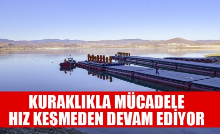ASKİ KURAKLI MÜCADELEYE HIZ KESMEDEN DEVAM EDİYOR