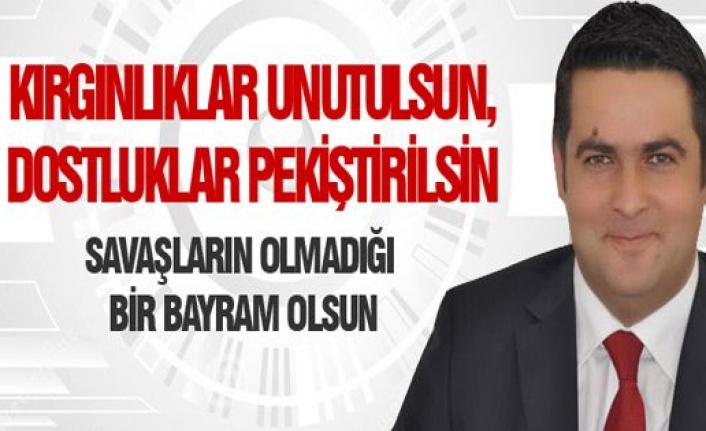 Ak Parti İlçe Başkanı Osman Karaaslandan Bayram Mesajı