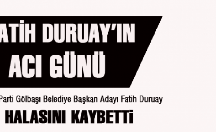 DURUAYIN ACI GÜNÜ