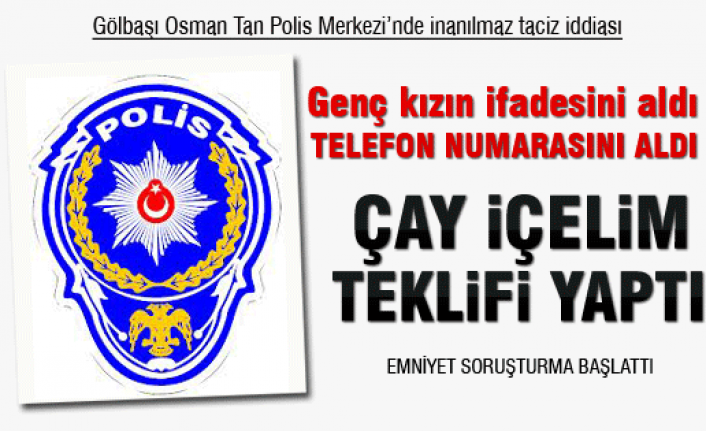 Emniyette taciz iddiası