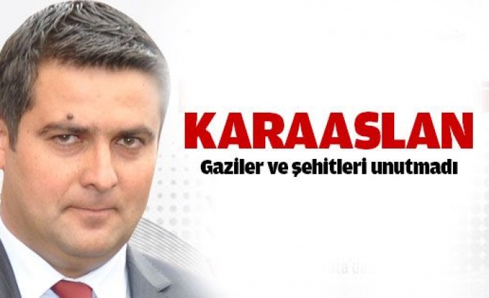 Karaaslandan Gaziler günü mesajı