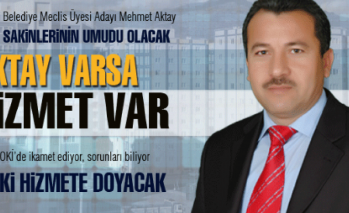 TOKİnin Aktayla yüzü gülecek