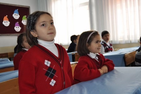 Öğrencilerin karne sevinci