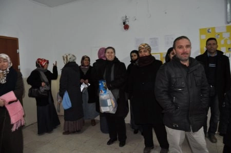 Öğrencilerin karne sevinci