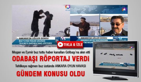 Ankara'da Göller Dondu