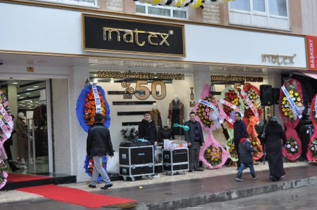 Matex giyim açıldı