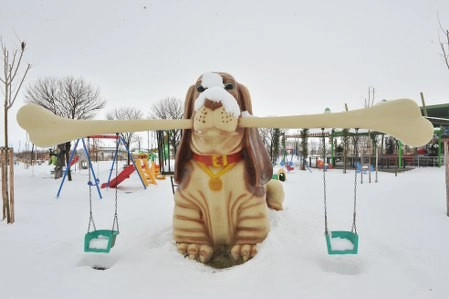 Mogan'da kar manzaraları