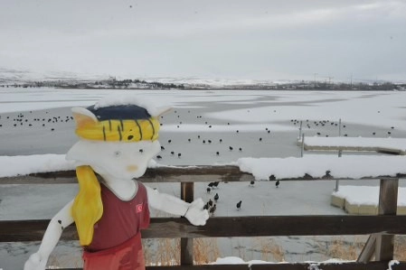 Mogan'da kar manzaraları