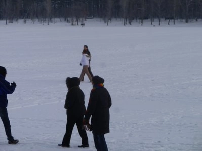 Bir tarafta eğlence, bir tarafta mücadale