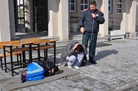 Deprem ve yangın tatbikatı