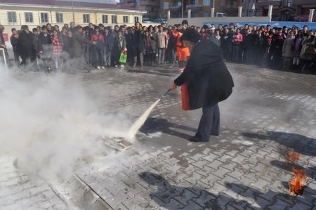 Deprem ve yangın tatbikatı