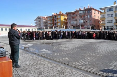 Deprem ve yangın tatbikatı